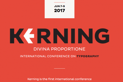 Congress: “Kerning: Divina Proportione. International Conference on Typography”